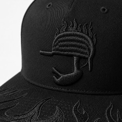 CASQUETTE DJ BENS // BLACK FLAME